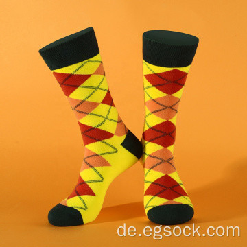 bunte 6pcs Männer kleiden Geschenkboxsocken